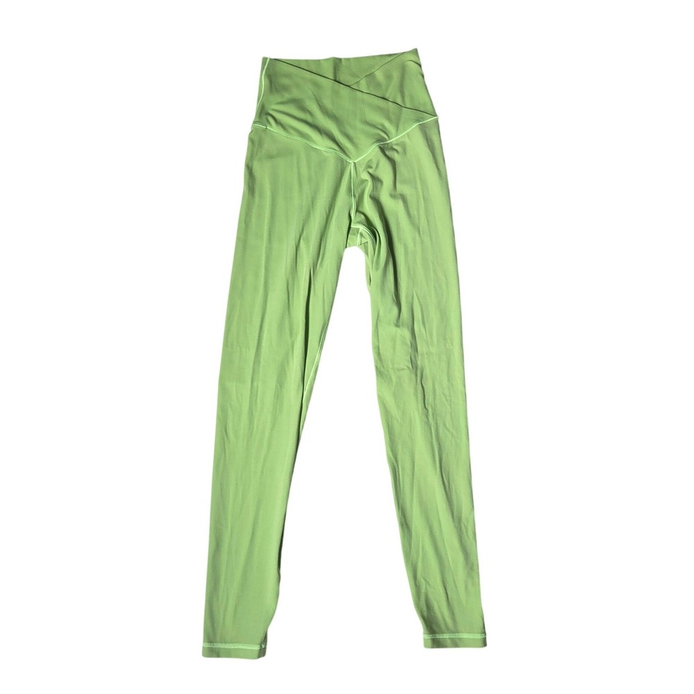 OFFLINE by Aerie Real Me Crossover High Waisted 7/8 Leggings Lime Green Small